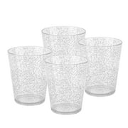 Zak Designs Spritz 16 oz. Plastic Tumblers, Clear, 4-piece set by Zak Designs