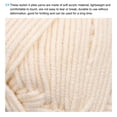 thumbnail image 3 of Uxcell Acrylic Yarn Skeins Soft Crochet Yarns for Knitting and Crocheting Craft Project Beige, 3 of 7