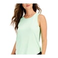 thumbnail image 2 of ID Ideology Women's Birdseye Mesh Tank Top Green Size X-Large, 2 of 3