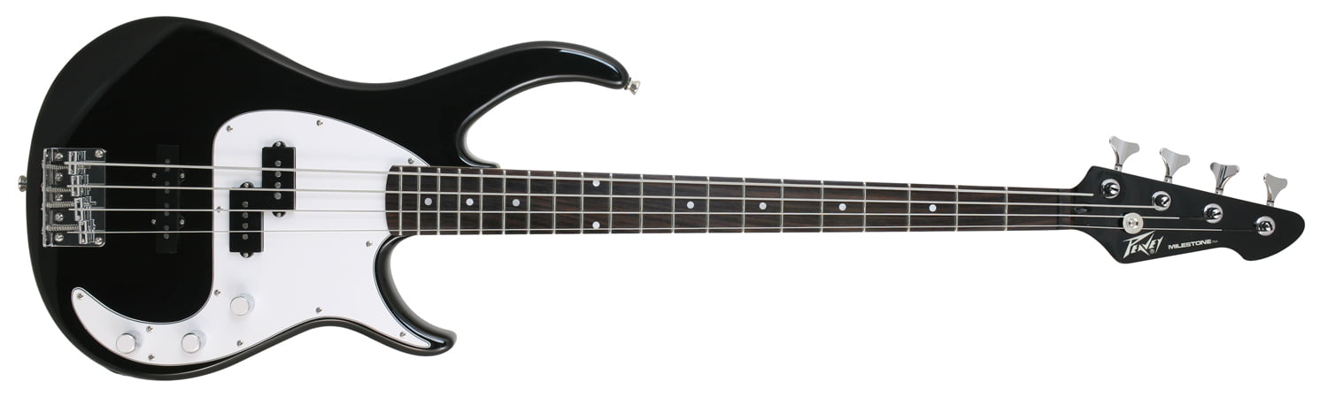Peavey Milestone Bass Guitar With Dual Expanding Truss Rod - Black