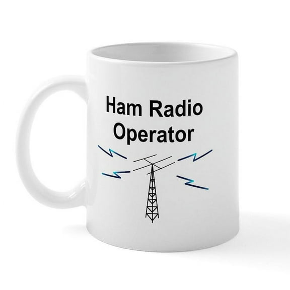 CafePress - Ham Radio Operator Mug - 11 oz Ceramic Mug - Novelty Coffee Tea Cup
