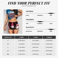 thumbnail image 5 of Goofa Love You Mom Printed Workout Shorts Women Seamless Scrunch Butt Lifting High Waisted Gym Booty Shorts Elastic Workout Shorts-Medium, 5 of 8
