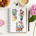 thumbnail image 2 of Light Bulb and Flower Clear Stamps for Cards Making Art Light Bulb Silicone Clear Stamp Seals 5.83x8.27inch Transparent Stamps for DIY Scrapbooking Photo Album Journal Home Decoration, 2 of 8