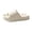 Beige, variant on Women's Cloud Slides Pillow Slippers, Thick Sole EVA Shower Slides with Drainage Holes, Non-Slip Quick Dry Bathroom Sandals for Home Beach Pool Indoor Outdoor (Beige, 40)