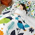 thumbnail image 4 of Manfei Animal Birds 7-Piece Twin Bedding Sets for Teens Boys Girls,Tree Leaves Bedding Comforter Set,Botanical Plants Breathable Sheet Sets,Lightweight Room Decor,Reversible, 4 of 8