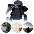 thumbnail image 2 of Pesca Safari Fisherman Hat para Hombres Ajustable Transpirable Protección UV, 2 of 9