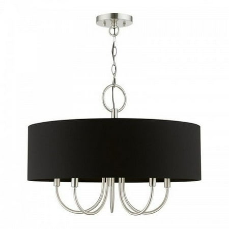 

5 Light Pendant in Transitional Style-17.5 inches Tall and 23 inches Wide-Brushed Nickel Finish Bailey Street Home 218-Bel-4615519