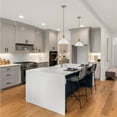 thumbnail image 3 of Nuvo Lighting Outpost 1 Light Medium Pendant Matte White with Burnished Brass, 3 of 5