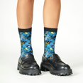 thumbnail image 4 of Naloa snow board blue Kids Socks Unisex Kids and Toddlers' Crew Socks, ,1 Pairs, 4 of 5