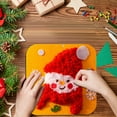 thumbnail image 5 of Christmas DIY Threading Painting Kit for Kids, Non-woven Sewing Craft, Christmas Tree Ornament Making Set, 5 of 6
