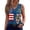 Dark Blue_002, variant on 250th Anniversary Shirt for Women American Flag Graphics Sleeveless Tops Casual V-Neck T-Shirts 2026 Summer Trendy Clothing Light Blue S