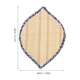thumbnail image 2 of OULII Large Wall Decor Bamboo Curtain Hanging Leaf Shape Boho Decoration For Home Office Garden 1Pack, 2 of 8