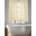 thumbnail image 4 of Yellow Spring Floral Sheer Curtains 63 Inch Length 2 Panels Set, Summer Botanical Elegant Voile Window Treatment Rod Pocket Curtains Sheers Drapes for Bedroom/Living Room/Kitchen 52x"63"x2, 4 of 7