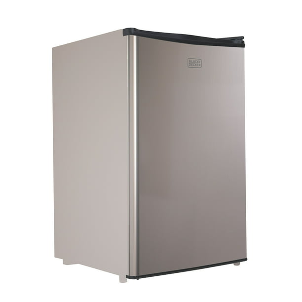 BLACK+DECKER BCRK43V Compact Refrigerator Energy Star Single Door Mini  Fridge with Freezer, 4.3 Cubic Ft., VCM - Walmart.com