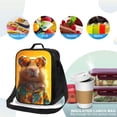 thumbnail image 4 of Picia Hawaiian Style Guinea Pig Lunch box Lunch bag for men women Large capacity Lunchbox Reusable Lunch bags Insulated Lunch bag Lunch box cooler, 4 of 9