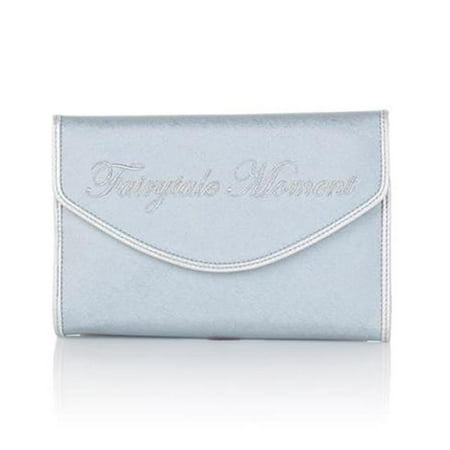SNOB Essentials Disney Cinderella Fairytale Moment Clutch Jewelry Bag Metallic Blue Handbag Purse Small Designer Womens SE154600