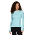 thumbnail image 3 of Avalanche Women's UPF Protection Ruched Sides Long Sleeve Golf Sun Shirt, 3 of 4