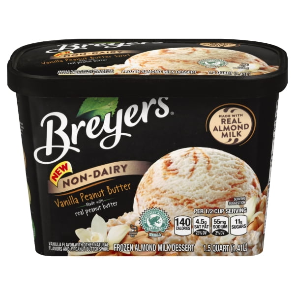 Breyers Non-dairy Ice Cream Vanilla Peanut Butter - Walmartcom