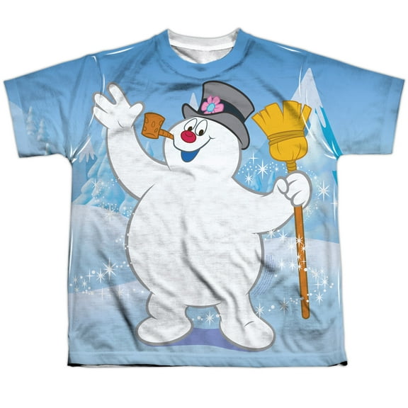 Frosty The Snowman - Frosty Wave - Youth Short Sleeve Shirt - Large