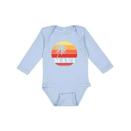 

Inktastic Maui Hawaii Vacation Gift Baby Boy or Baby Girl Long Sleeve Bodysuit