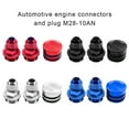 thumbnail image 2 of relayinert Block Plugs Engine Adapter Breather Fitting Blocks Adapters Fittings Accessory Black Red Vehicle Mountings Connector Silver, 2 of 6
