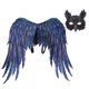 thumbnail image 2 of Creativo de cara de cosplay de Cosplay Animal Búho cara Alas Accesorios de disfraces Cómodo para hombres, mujeres, para la Baoblaze Accesorios de Halloween, 2 of 8