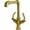 Brushed Brass, variant on Kingston Brass LS6501KL Whitaker Two-Handle Single-Hole Kitchen Faucet, Polished Chrome