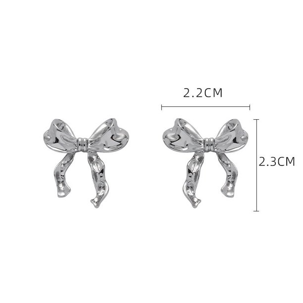 Pendientes de lazo transfronterizos europeos y americanos para mujer, diseño de nicho,