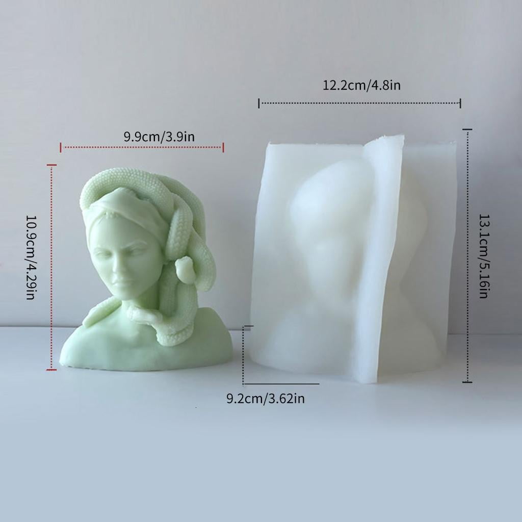 Osdhezcn Halloween Snake Beauty Epoxy Mold Making Soap Melt Resin Home Decorations