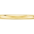 thumbnail image 2 of 10K Yellow Gold 10Ky 2.5mm Half Round Band Size 4 Made In United States 1hr025-4, 2 of 5