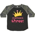 thumbnail image 3 of Inktastic 3rd Birthday Princess I'm Three Girls Toddler T-Shirt, 3 of 5