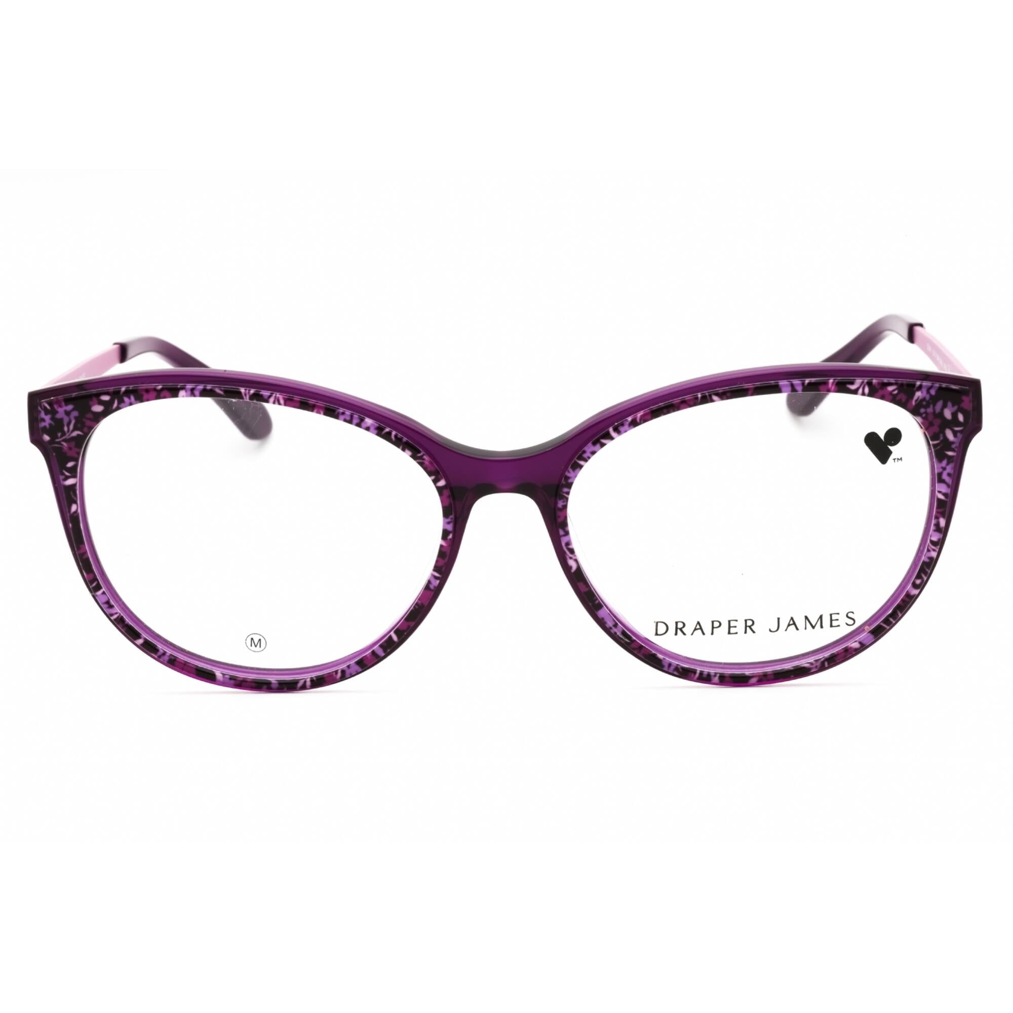 Eyeglasses Draper James DJ 5046 501 Plum Floral - Walmart.com
