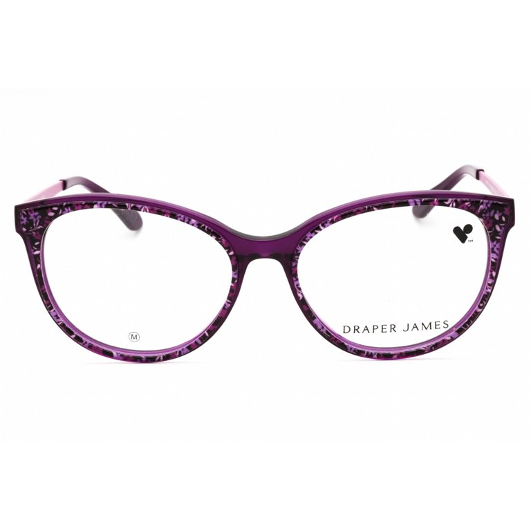 Eyeglasses Draper James DJ 5046 501 Plum Floral - Walmart.com