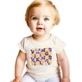 thumbnail image 3 of Trendy Vikings Sports Fan Shirt for Women, Teens & Kids Purple Team Pride Girly Outfit for Baby Natural Shirt 18 Months, 3 of 4