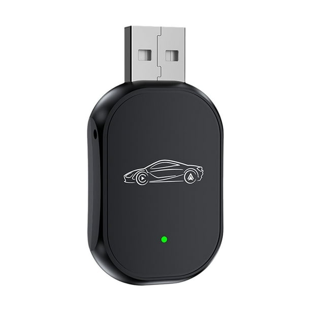 Adaptador Inalámbrico CarPlay para Android Auto 2 en 1 Bluetooth + WIFI USB Dongle Plug Play Smart Box Convierte Conexión Cableada A Inalámbrica A