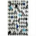 thumbnail image 2 of Butler Specialty Hair On Hide 8 x 10 Area Rug in Charcoal and Blue, 2 of 2