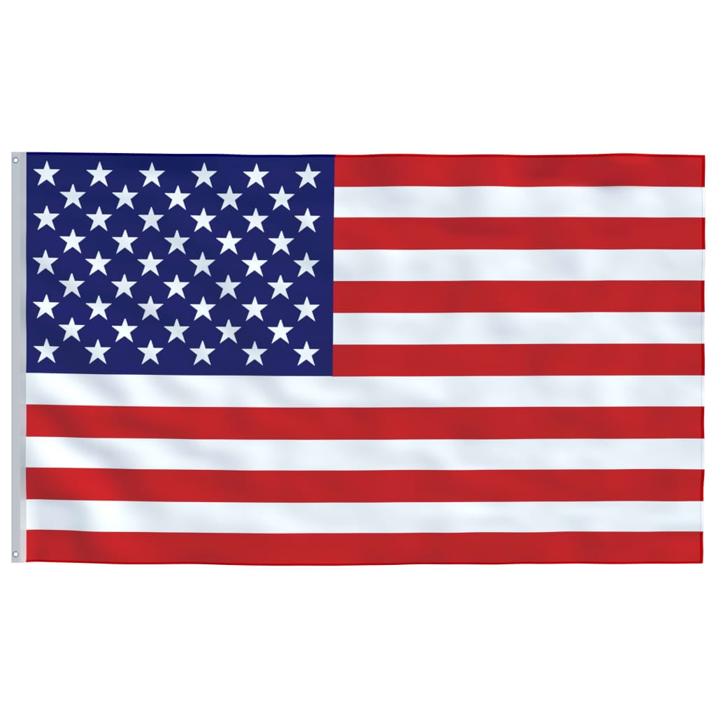 vidaXL 59.1" x 35.4" Patriotic Outdoor Flag, Weatherproof