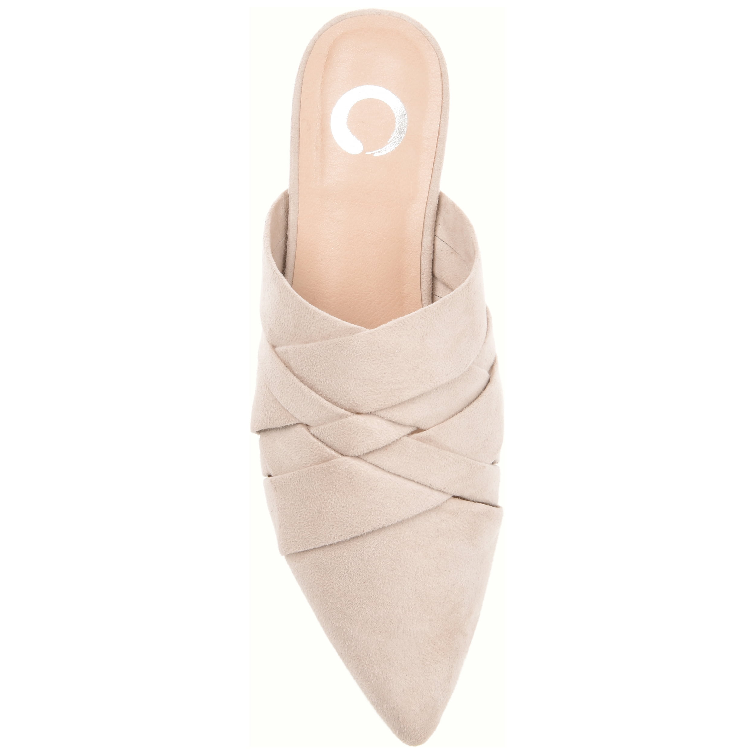 Journee Womens Kalida Slip On Pointed Toe Mules Flats