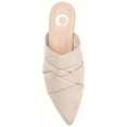 thumbnail image 5 of Journee Womens Kalida Slip On Pointed Toe Mules Flats, 5 of 10