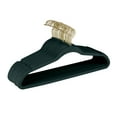 thumbnail image 2 of Simplify 100 Pack Slim Velvet Hangers in Emerald, 2 of 4