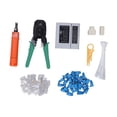 thumbnail image 4 of Kit De Herramientas Ticfox De Reparación De Red 45# Alicates De Cable De Conector RJ Acero, 4 of 14