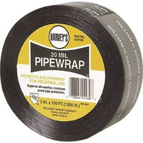 Harvey 20 Mil. Black Pipe Wrap 14130