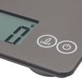 thumbnail image 5 of Escali Arti Glass Food Scale Digital Countertop Kitchen, Baking and Cooking Scale with Nutrition and Calorie Counter, 15-Pound Capacity, 9" x 6.5" x .75", Gray Storm, 5 of 5