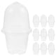 thumbnail image 1 of 10 juegos de macetas de plástico para sembrar semillas, macetas transparentes con tapa, suministros de jardinería, 1 of 8