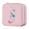 thumbnail image 2 of GOYDSY Simple Storage Jewelry Box, 26 Printed Letter Jewelry Organizer, Portable Storage Case for Rings, Earrings, and Necklaces, Stylish Jewelry Box Clearance Sales Today Deals Prime, 2 of 3