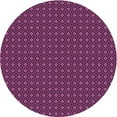 thumbnail image 1 of Ahgly Company Machine Washable Indoor Square Transitional Magenta Pink Area Rugs, 3' Square, 1 of 7