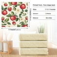 thumbnail image 6 of Yayeee 6 Pack Kitchen Dishcloths for Washing Dishes Soft Absorbent Microfiber Towels, Apple Leaves Pattern, 6 of 9