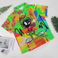 thumbnail image 2 of Looney Tunes Marvin The Martian Mens Hawaiian Shirt Summer Casual Short Sleeve Button Down Beach Shirts, 2 of 7