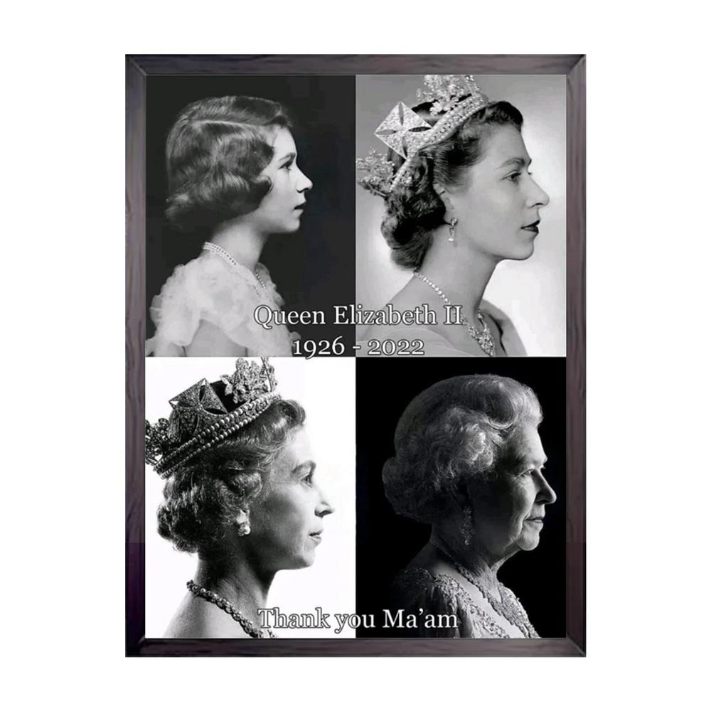 Laideyi Queen Elizabeth II Poster Her Majesty Queen Elizabeth II Poster and Prints Aesthetic
