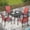 Red, variant on Sophia & William 5 Piece Patio Metal Dining Set Round Table and 4 Textilene Chairs-Blue